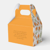 Orange Rose Wedding Geschenkschachtel (Rückseite)