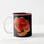Orange Rose Zweifarbige Tasse (Links)
