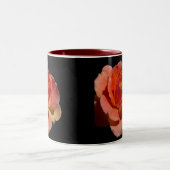 Orange Rose Zweifarbige Tasse (Mittel)
