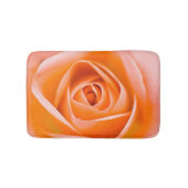 Orange Rosen-Blume Badmatte Badematte (Vorderseite)