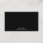 Orange Rosen-Geschäfts-Karte Visitenkarte (Rückseite)