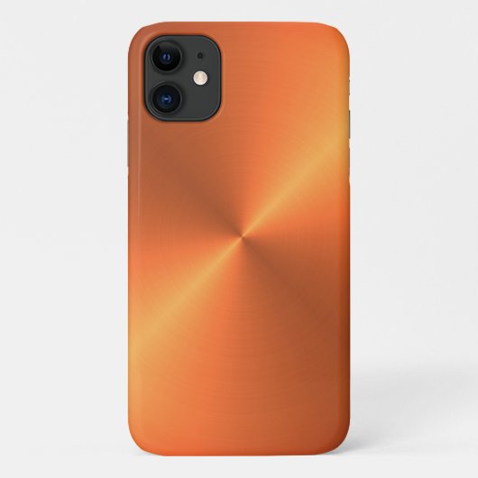 Orange-Rost-Glanz Case-Mate iPhone Hülle (Rückseite)