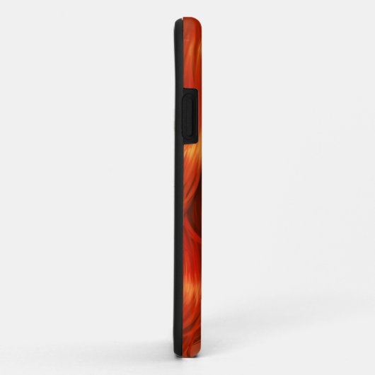 Orange Rot Case-Mate iPhone Hülle (Hinten/Rechts)