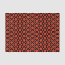 Orange Rot-Schwarz-Muster