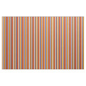 Orange, Rot, Tan, Weiß und Blau - farbige Linien Stoff (Fat Quarter (45,7 x 55,9 cm))