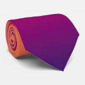 Orange Rot Violette Farbe Krawatte (Gerollt)