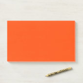 Orange Rote einfache 10" x 6" Post-it Klebezettel (Auf Schreibtisch)