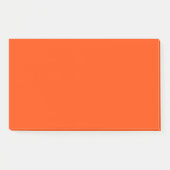 Orange Rote einfache 10" x 6" Post-it Klebezettel (Vorderseite)
