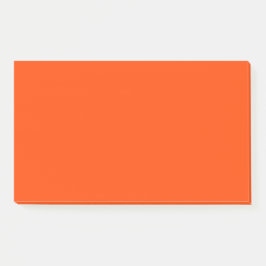 Orange Rote einfache 10" x 6" Post-it Klebezettel