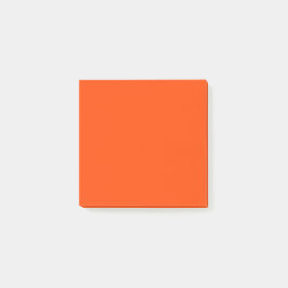 Orange Rote Einfache 3" x 3" Post-it Klebezettel