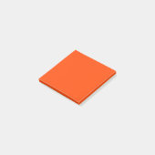 Orange Rote Einfache 3" x 3" Post-it Klebezettel (angewinkelt)