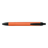 Orange-Rote Farbe einfarbig Kugelschreiber (Rückseite)