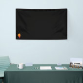Orange, rote Farbklammer Art Vinyl Banner (Messeveranstaltung)