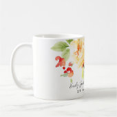 ORANGE ROTE ROSE WATERCOLOR SAVE THE DATE KAFFEETASSE (Links)
