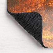 Orange & roter Schrotthaufen vintage LKW Mousepad (Ecke)