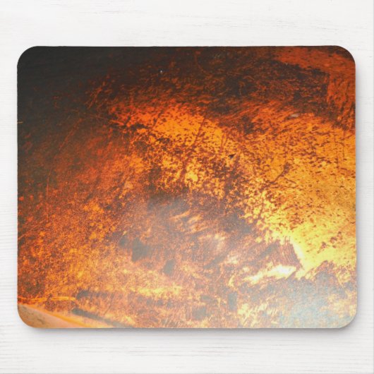 Orange & roter Schrotthaufen vintage LKW Mousepad (Vorne)