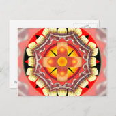 Orange Roulette Postkarte (Vorne/Hinten)