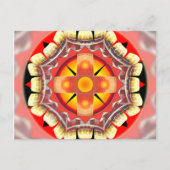 Orange Roulette Postkarte (Vorderseite)