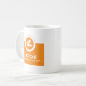 Orange RPF Logo-Tasse Kaffeetasse (Vorderseite Links)