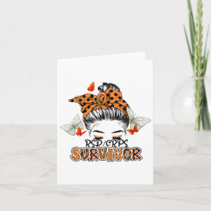 Orange Rsdcrps Messy Bun Girl Survivor Glaube Sup Karte