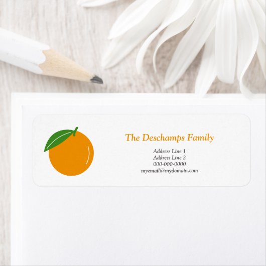 Orange-Rücksendeadresse (Insitu)