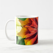 Orange rudbeckia Blume Kaffeetasse (Links)