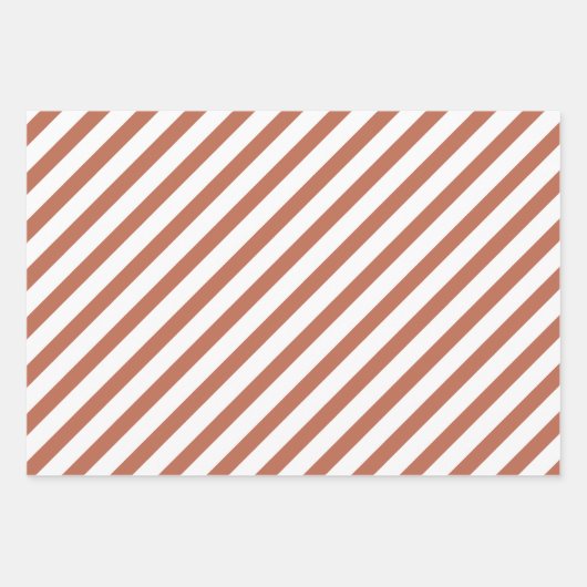 Orange Rust Fall Herbst Wasserfarbe Blütenfarbe Geschenkpapier Set (Vorderseite 2)