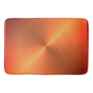 Orange Rust Shine Badematte