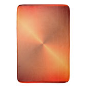 Orange Rust Shine Badematte (Vorderseite Vertikal)