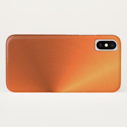 Orange Rust Shine Case-Mate iPhone Hülle (Rückseite (Horizontal))