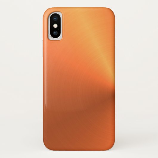 Orange Rust Shine Case-Mate iPhone Hülle (Rückseite)