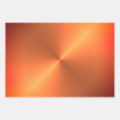 Orange Rust Shine Geschenkpapier Set (Vorderseite 3)