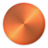 Orange Rust Shine Keramikknauf (Vorderseite)