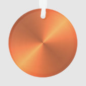 Orange Rust Shine Ornament (Rückseite)