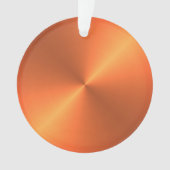 Orange Rust Shine Ornament (Vorderseite)
