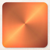 Orange Rust Shine Rechteckiger Pappuntersetzer (Vorderseite)