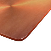 Orange Rust Shine Schneidebrett (Ecke)