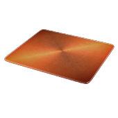 Orange Rust Shine Schneidebrett (Ecke)