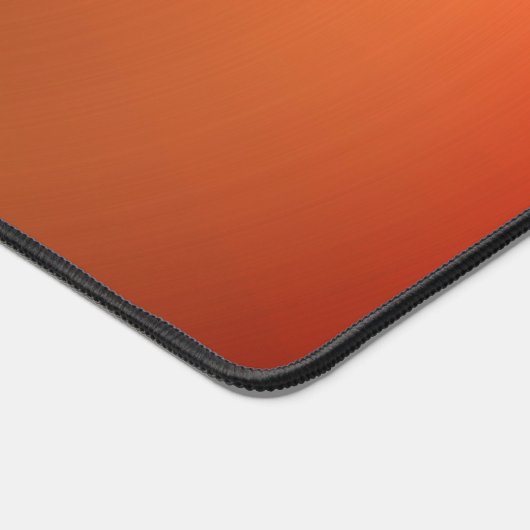 Orange Rust Shine Schreibtischunterlage (Ecke)
