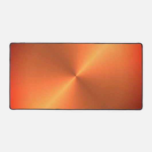 Orange Rust Shine Schreibtischunterlage (Vorderseite)