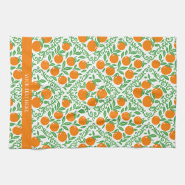 Orange Rustic Farmhouse French Country Geschirrtuch