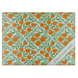 Orange Rustic Farmhouse French Country Schneidebrett