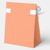 Orange Rustikale Süsse Pie Blume Fall Baby Dusche Geschenkschachtel (Rückseite)