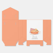 Orange Rustikale Süsse Pie Blume Fall Baby Dusche Geschenkschachtel (Ungefaltet)