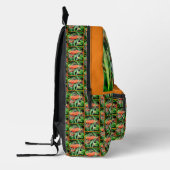 Orange Salamander Personalisiert Bedruckter Rucksack (Links)