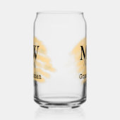 Orange Salbei grüner Trauzeuge wird das Datum des Dosenglas (Rechts)