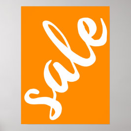 Orange Sale, 18x24 Spring Summer Season Sale Poster