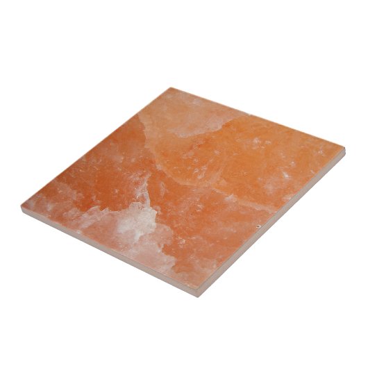 Orange Salzstein Fliese (Seite)