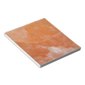 Orange Salzstein Notizblock (angewinkelt)