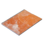 Orange Salzstein Notizblock (Linke Seite)